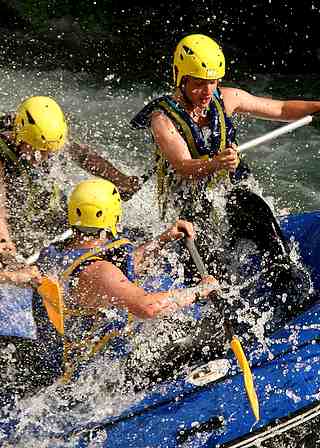 Cours de Rafting, Vacances en famille, Sport